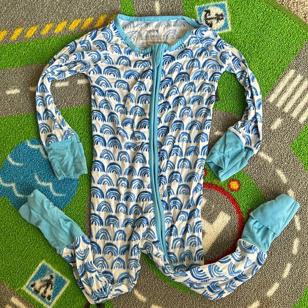 Little Sleepies Blue Rainbow